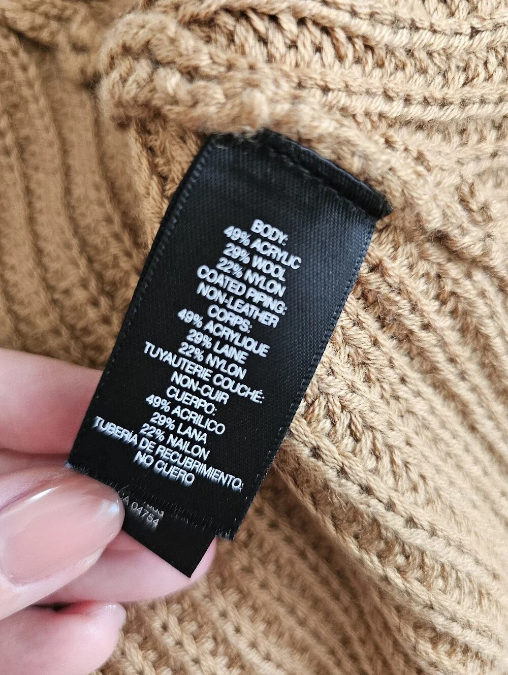 Kenneth Cole soft ribbed